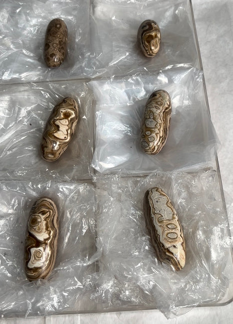 6 Pieces ! Wood Schalenblende Lingams Lot