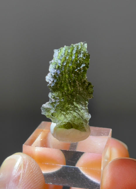 Green Moldavite from Czech Republic