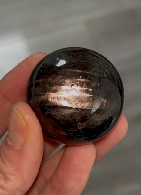 Velvety Hypersthene Sphere