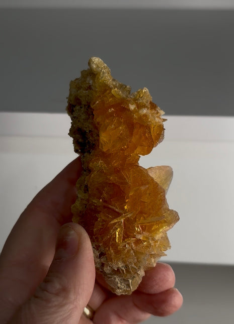 Golden Selenite from Peru