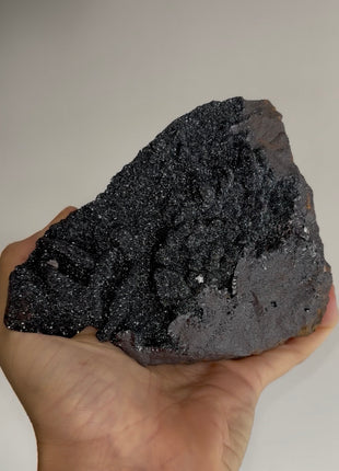 Black Galaxy Hematite Geode 🪐 PM1375