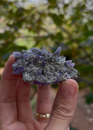Wow ! Amethyst with Pyrite