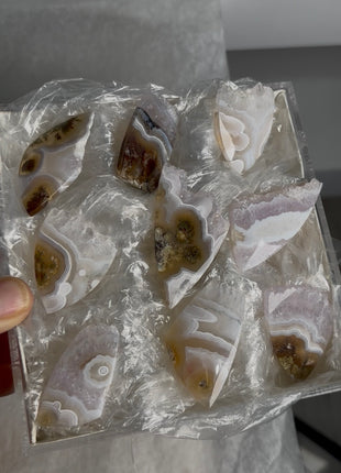 9 Pieces ! Amethyst Stalactite Lot