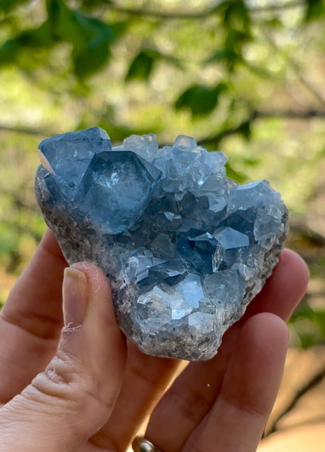 Blue Celestite from Madagascar