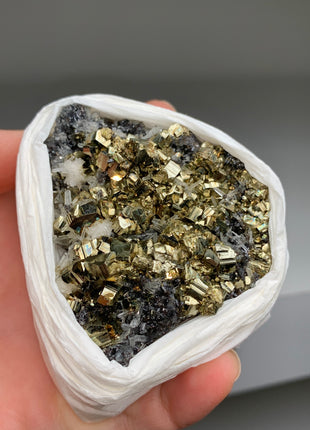 Very High Grade Pyrite with Sphalerite Lot - 22 Pieces !