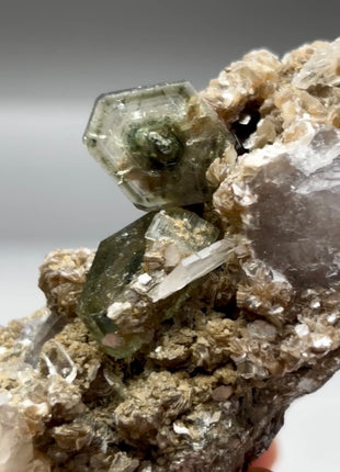 Wow ! Green Apatite from Panasqueira mine Collection # 409