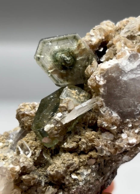 Wow ! Green Apatite from Panasqueira mine Collection # 409