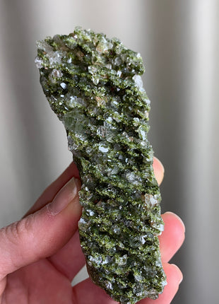 Forest Epidote with Quartz 🌲