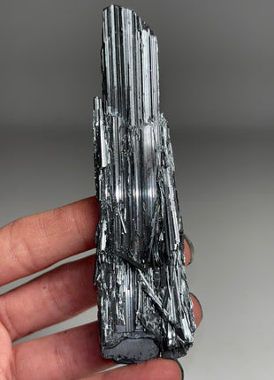 Silvery Stibnite from Wuning mine, China