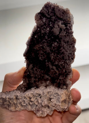 Rare Druzy Black Amethyst from Alacam mine PM0752