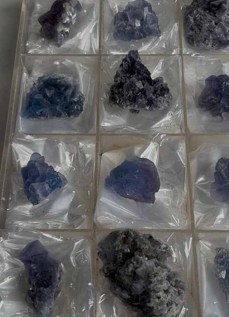 12 Pieces ! Blue Fluorite Lot
