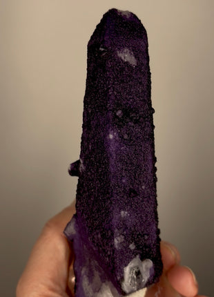 New ! Purple Fluorite Coated Quartz