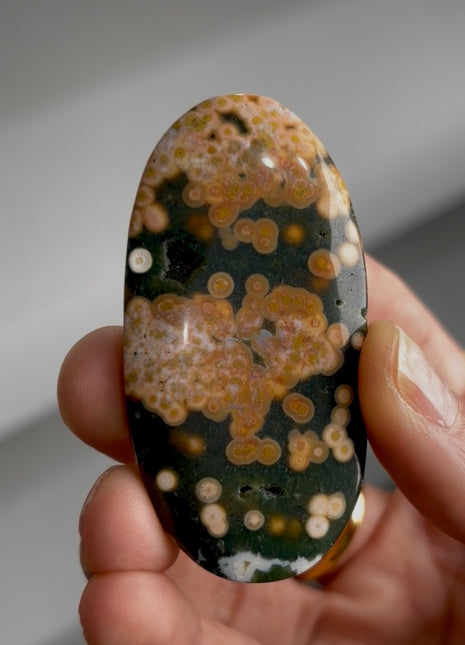 Pink Orbicular Ocean Jasper