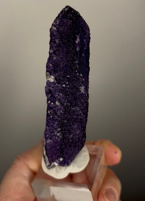New ! Purple Fluorite Coated Quartz