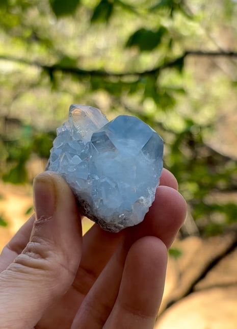 Blue Celestite from Madagascar