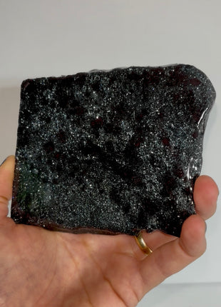 High Grade Specularite Slab from Lake Superior, Michigan PM1665