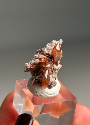 New ! Reddish Orange Topaz from Mexico