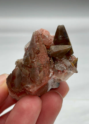 New find ! Iridescent Calcite with Chalcopyrite from Moldova