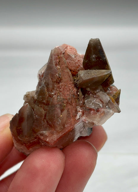 New find ! Iridescent Calcite with Chalcopyrite from Moldova