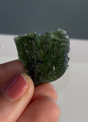 Green Moldavite from Czech Republic