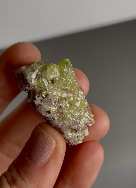 Vesuvianite from Jeffrey mine, Canada