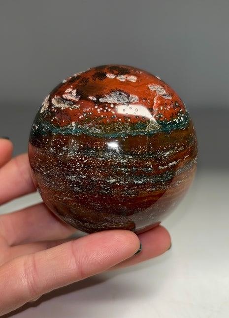 Ocean Jasper Sphere from Madagascar