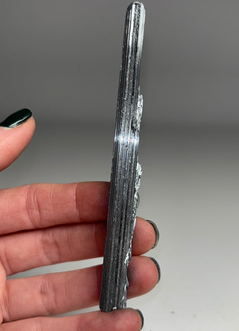 Silvery Stibnite from Wuning mine, China