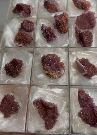 15 Pieces ! Red Amethyst Specimens Lot From Alacam Mine