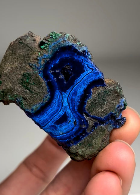 Rare and Amazing ! Blue Azurite from Siberia, Russia