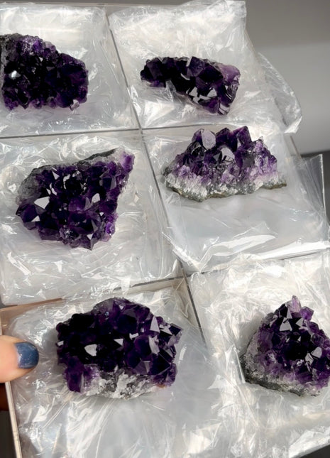 6 Pieces ! High Grade Amethyst Lot from Uruguay