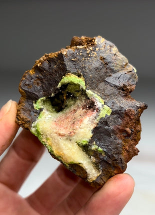 Yellow Green Pyromorphite Geode
