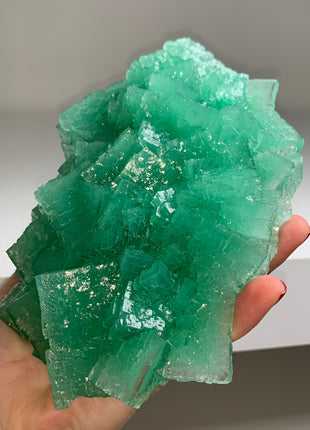 Very High Grade Green Halite - From Lubin mine, Poland *