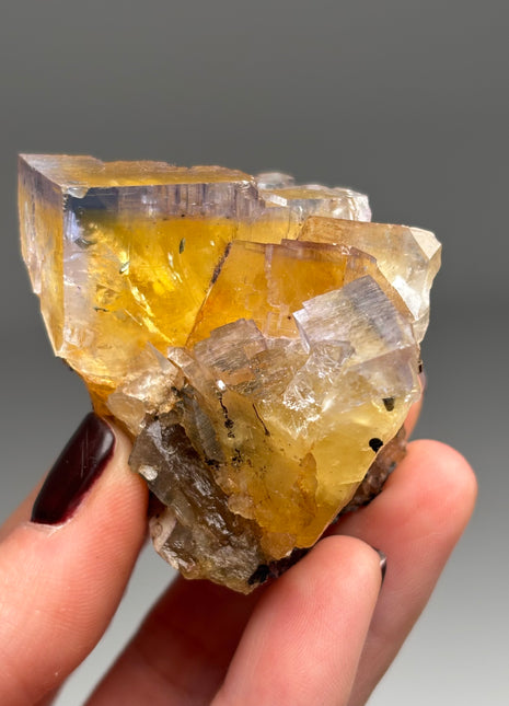 Zoning Fluorite with Pyrite from Denton mine Collection # 256