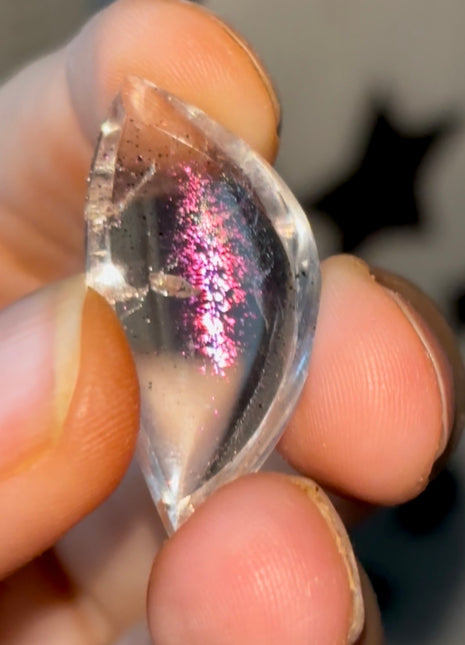 Firey Pink 💖 Gem Covellite in Quartz PM0867