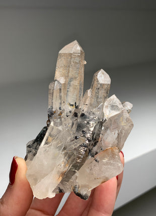 High Grade Quartz with Hematite from Jinlong hill # PM0157