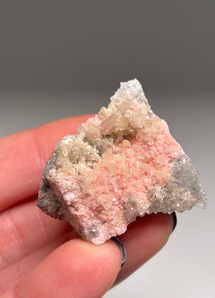 12 Pieces ! Pink Rhodocrosite with Quartz Lot