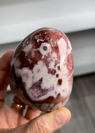 Wow ! Pink Amethyst with White Flowers