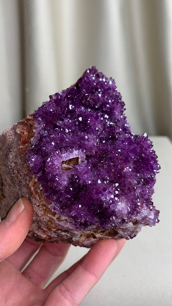 Amethyst Crystals Specimen - From Alacam Amethyst Mine
