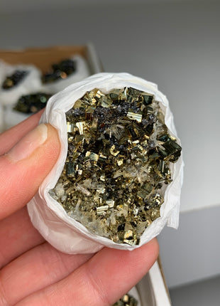 Very High Grade Iridescent Pyrite Lot - 30 Pieces !