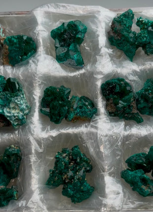 18 Piece Lot !  Green Dioptase Specimens