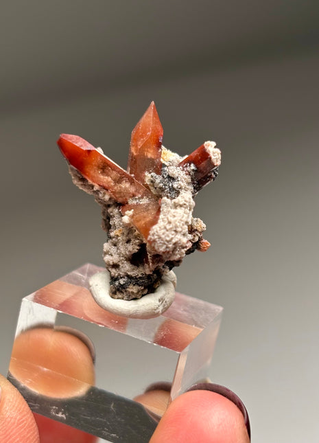 Reddish Orange Topaz from Mexico