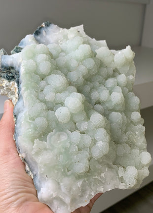 Druzy Green Chalcedony - From Rhodope Mountains, Bulgaria