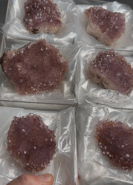 6 Pieces ! Pink Amethyst Lot From Alacam Mine