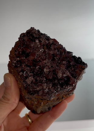 New ! Galaxy Hematite with Red Quartz
