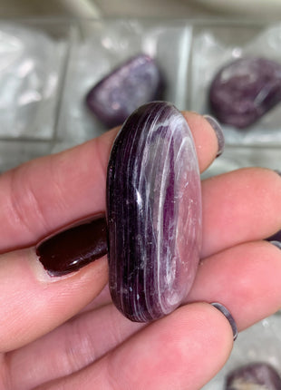 High Grade Flashy Lepidolite Lot - 9 Pieces !