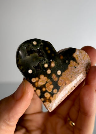 Orbicular Ocean Jasper Heart PM1036