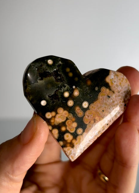 Orbicular Ocean Jasper Heart PM1036