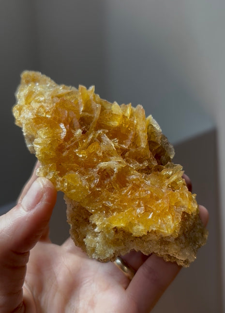 Golden Honey Selenite from Peru 💎 PM0399