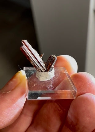 Red Rutile from Diamantina mine, 1990s find