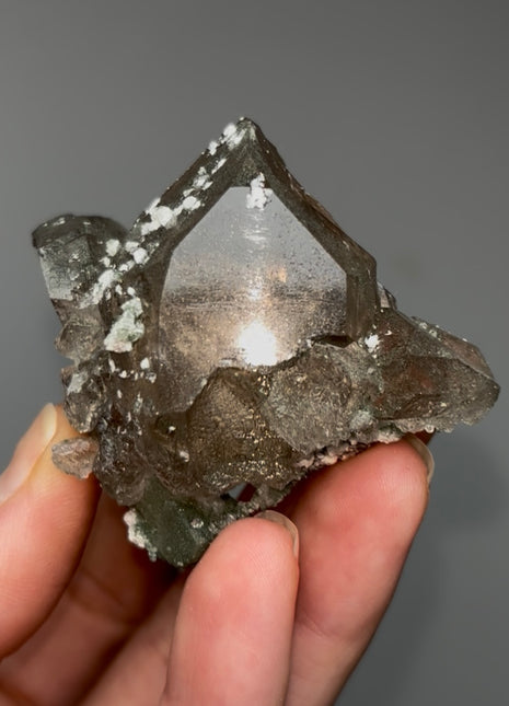 Gwindel Smoky Quartz - From Mont Blanc, France